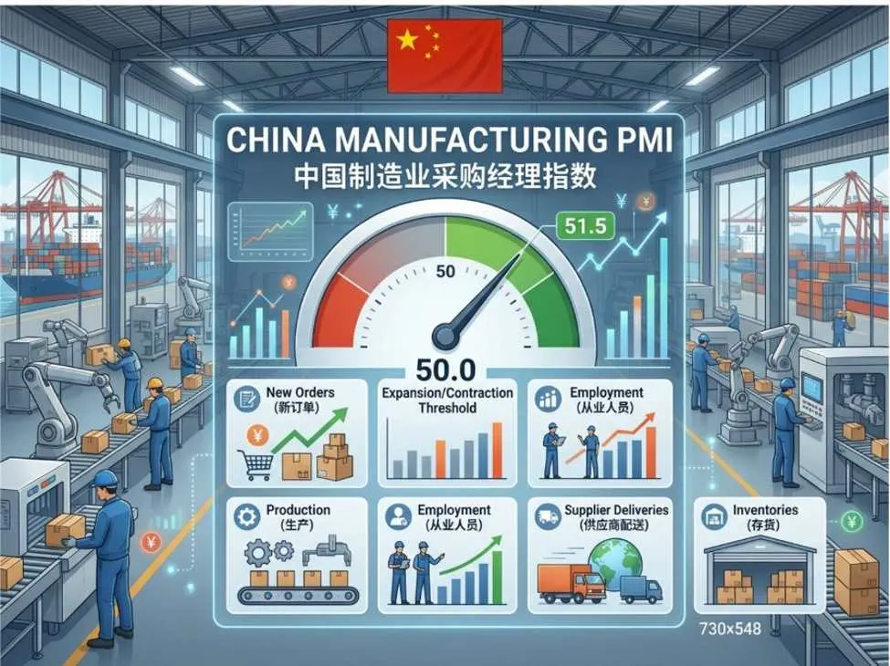 PMI sản xuất Trung Quốc tháng 6 vượt kỳ vọng nhờ xuất khẩu AI