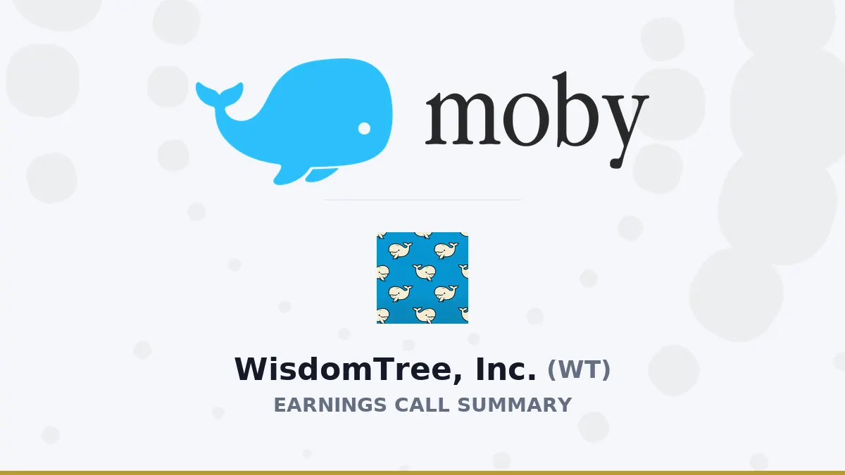 WisdomTree Q2 2026: Tóm tắt kết quả và triển vọng