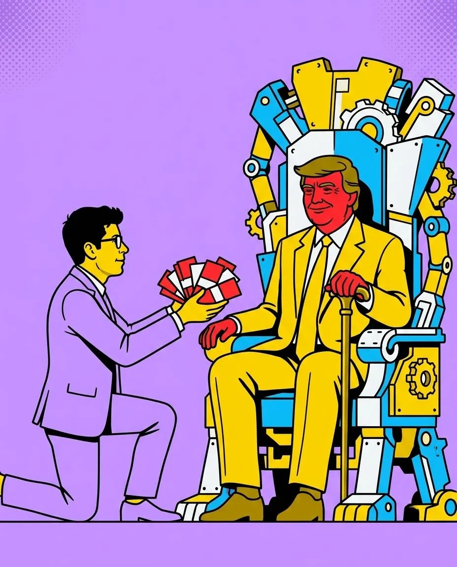 OpenAI dâng 5% cổ phần: Mua bảo hiểm từ Trump?