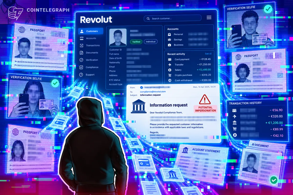 Revolut: Dữ liệu khách hàng bị lộ qua email giả