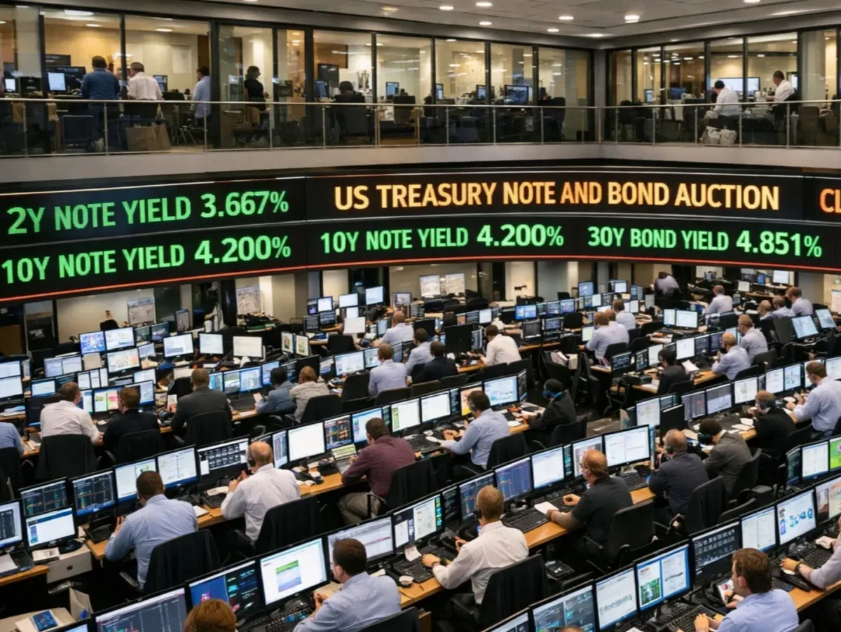 US Treasury bán 13 tỷ USD trái phiếu 20 năm, lợi suất 5.163%