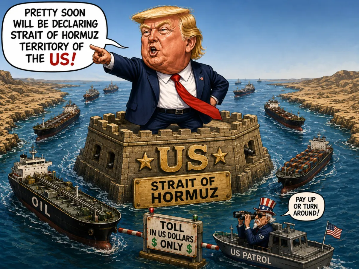 Trump dọa tuyên bố eo biển Hormuz là lãnh thổ Mỹ