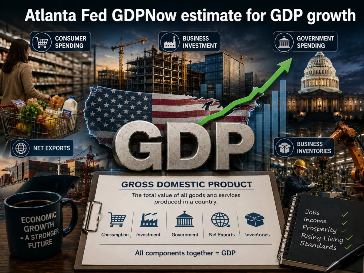 GDPNow Q3 2026: Fed Atlanta dự báo 5,0% - Tín hiệu cho VN