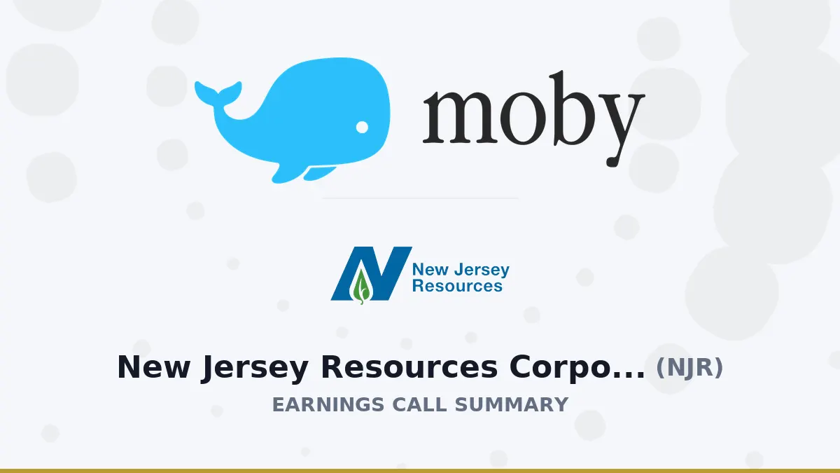 Báo cáo tài chính Q3/2026 New Jersey Resources (NJR)