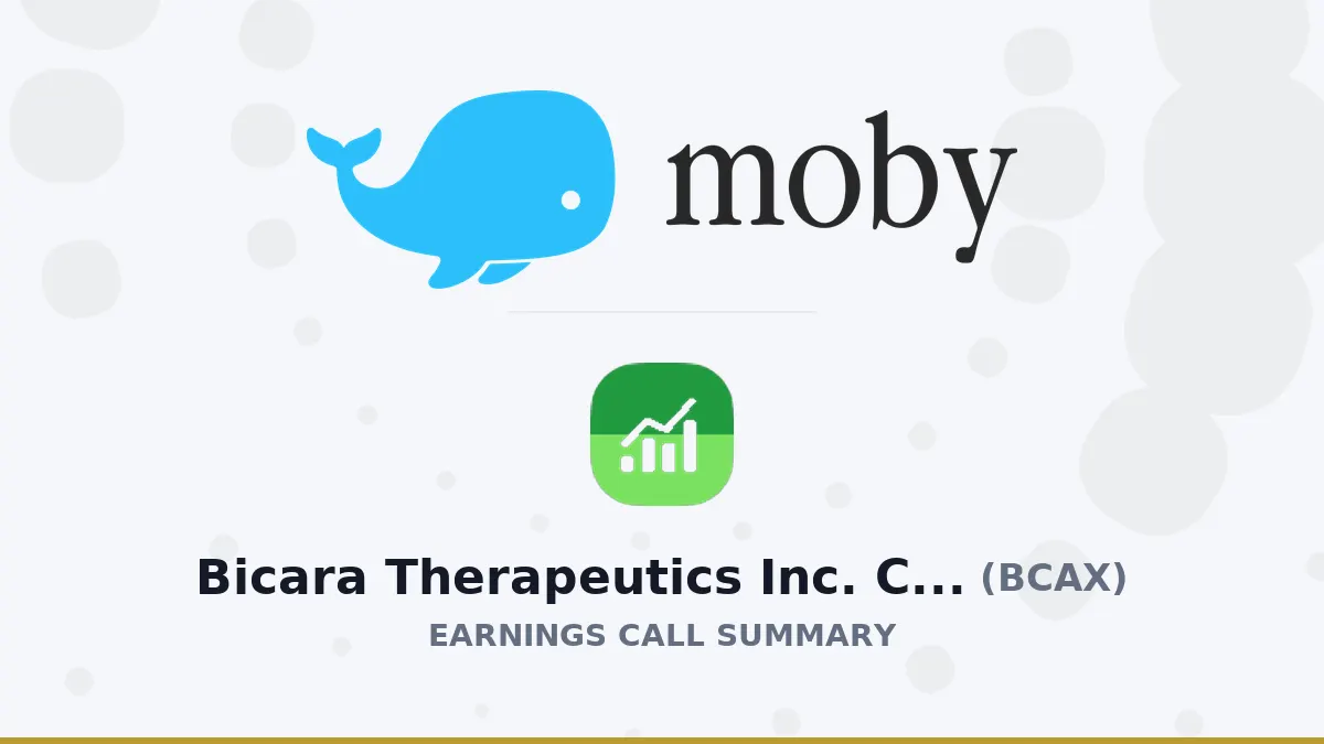 Bicara Therapeutics: Tóm tắt Q2 2026