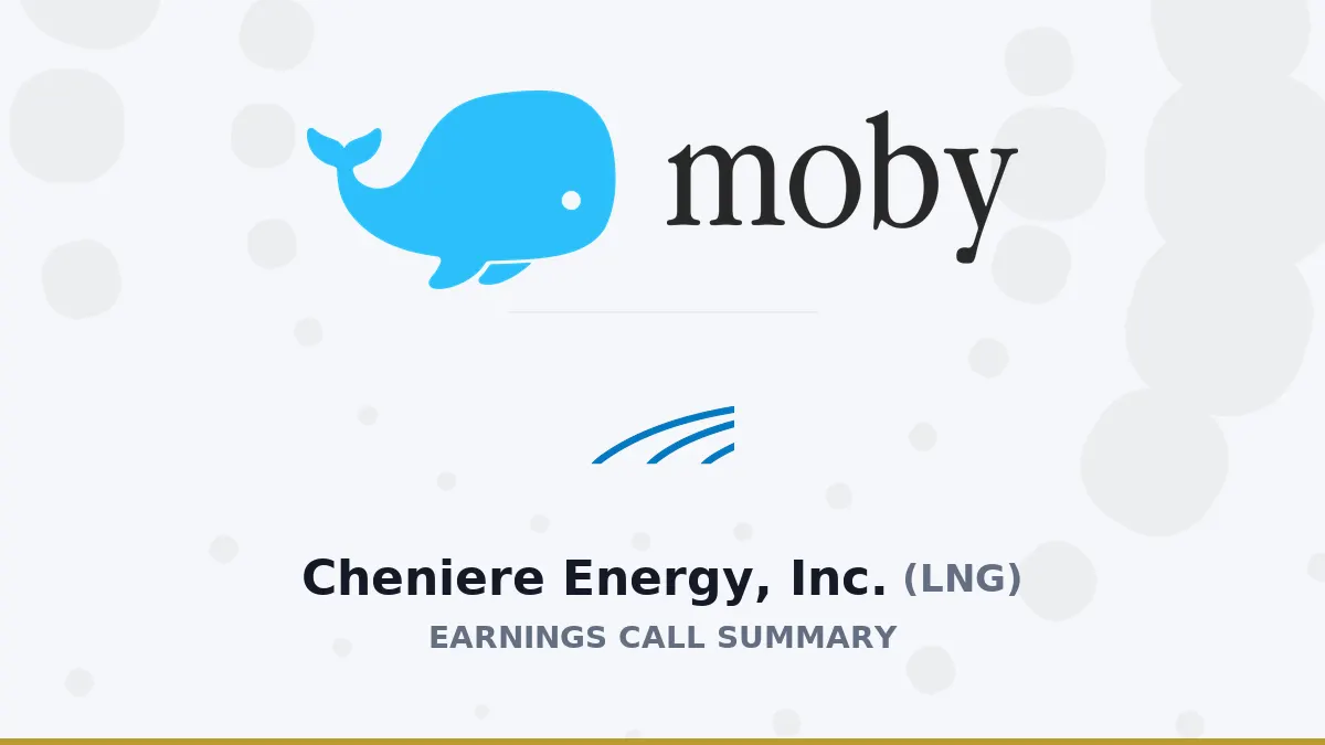 Cheniere Energy Q2 2026: Lợi nhuận tăng mở rộng Sabine Pass