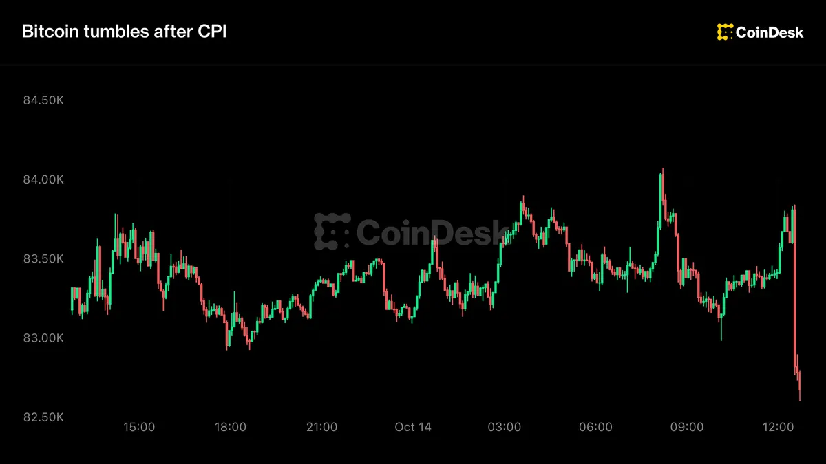 Bitcoin Rơi Giá Sau Báo Cáo Lạm Phát Thất Vọng