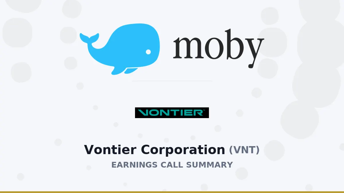 Tóm tắt cuộc gọi lợi nhuận Q2 2026 Vontier Corp