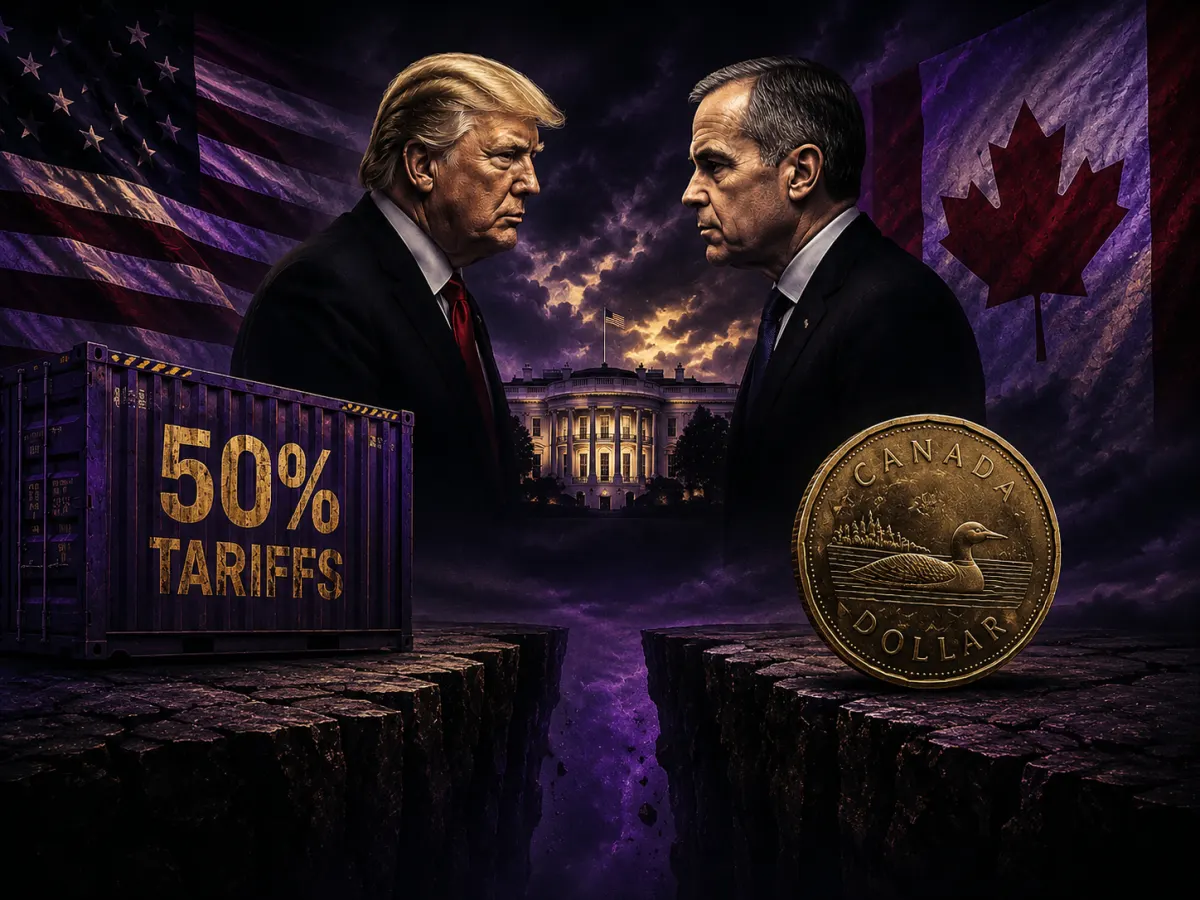 Đồng CAD chịu áp lực khi thời hạn thuế quan Trump tới gần