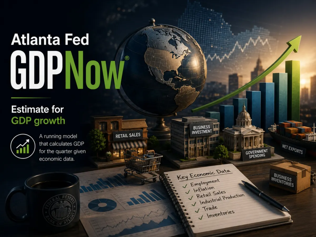 Dự báo tăng trưởng GDP Q3 2026 của Atlanta Fed lên 6,2%