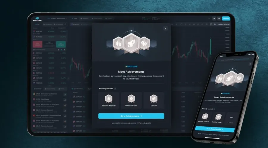 Match-Trader thêm huy hiệu game‑style kích hoạt nhà giao dịch mới