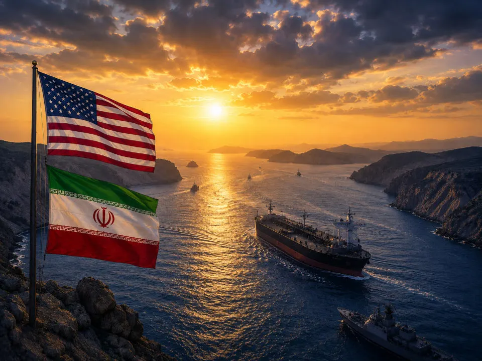 Căng thẳng Eo biển Hormuz: Tàu dầu bốc cháy do trúng mìn