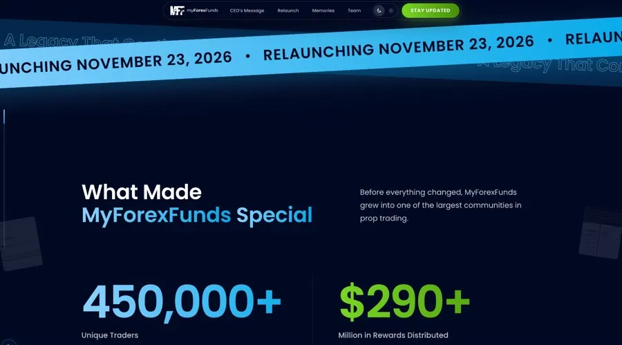 MyForexFunds trở lại: Chương trình Evolution có gì mới?