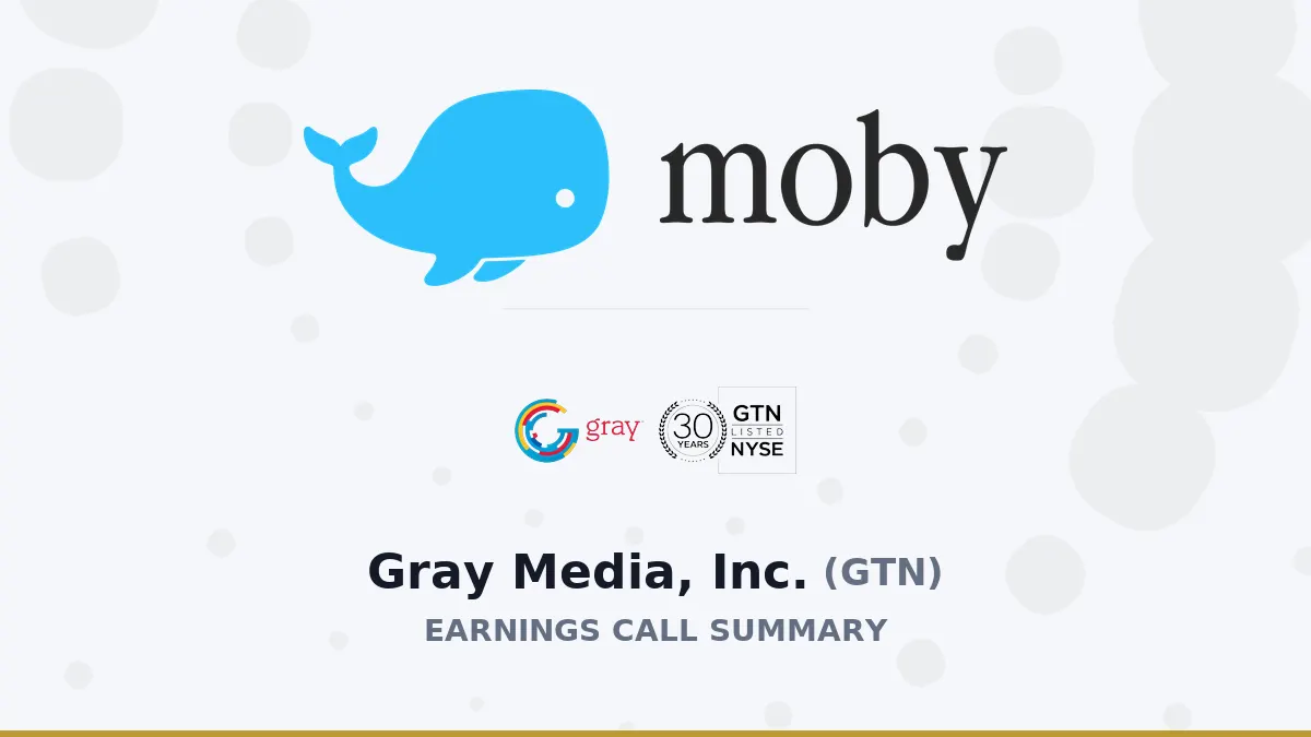 Gray Media Q2 2026: Doanh thu tăng 9% và giảm nợ