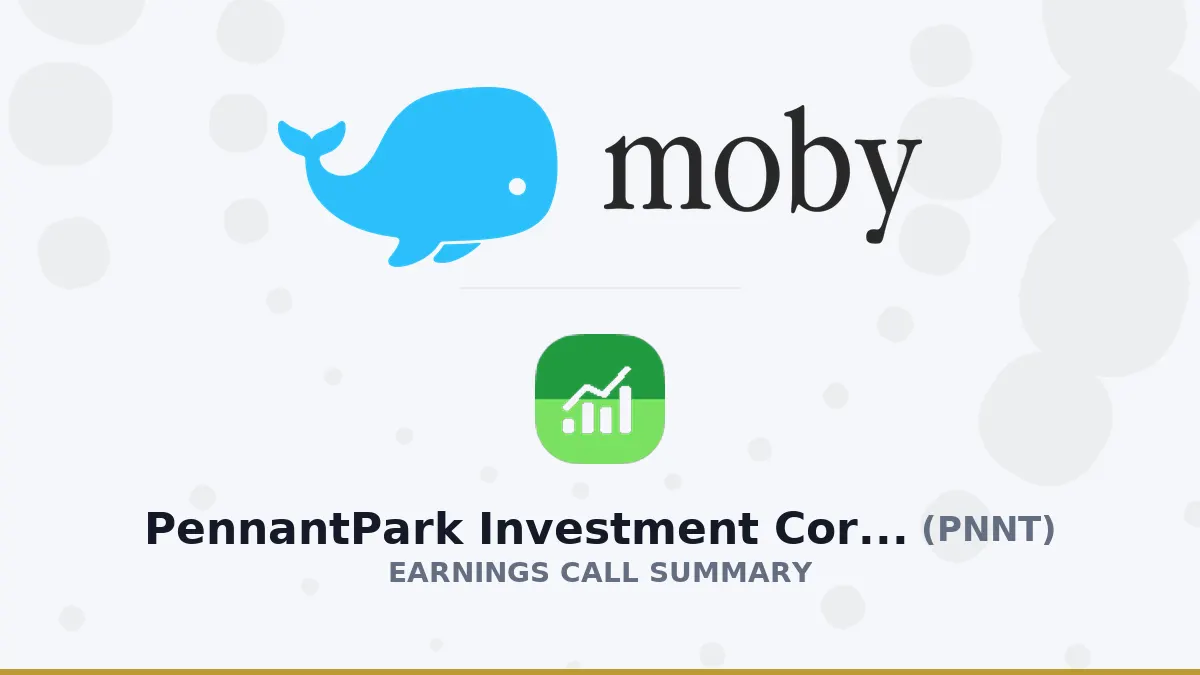 Tóm tắt Q3 2026 PennantPark Investment