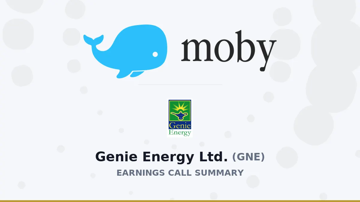 Genie Energy Q2/2026: Lợi nhuận tăng, đa dạng kinh doanh