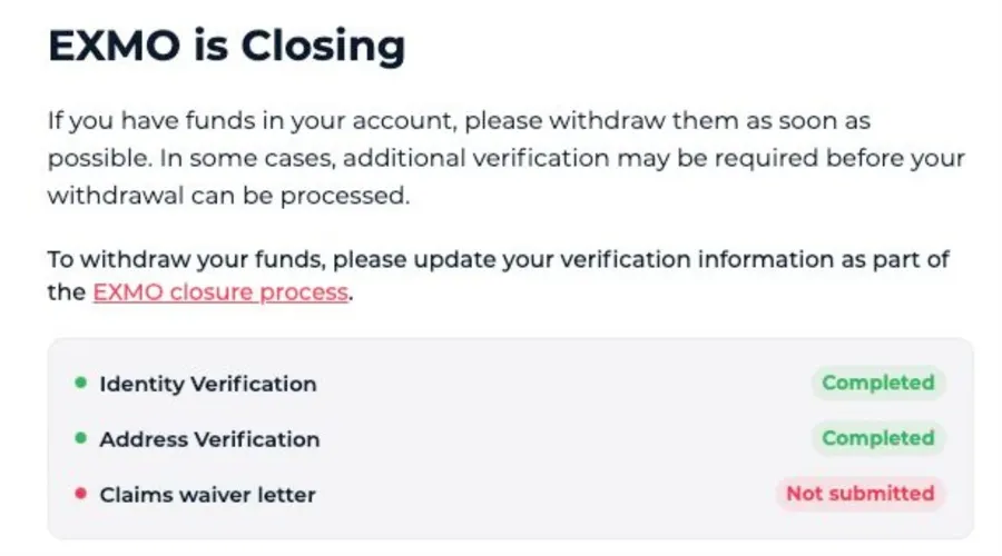EXMO đóng sàn: Sanctions Anh, người dùng giữ token IOU