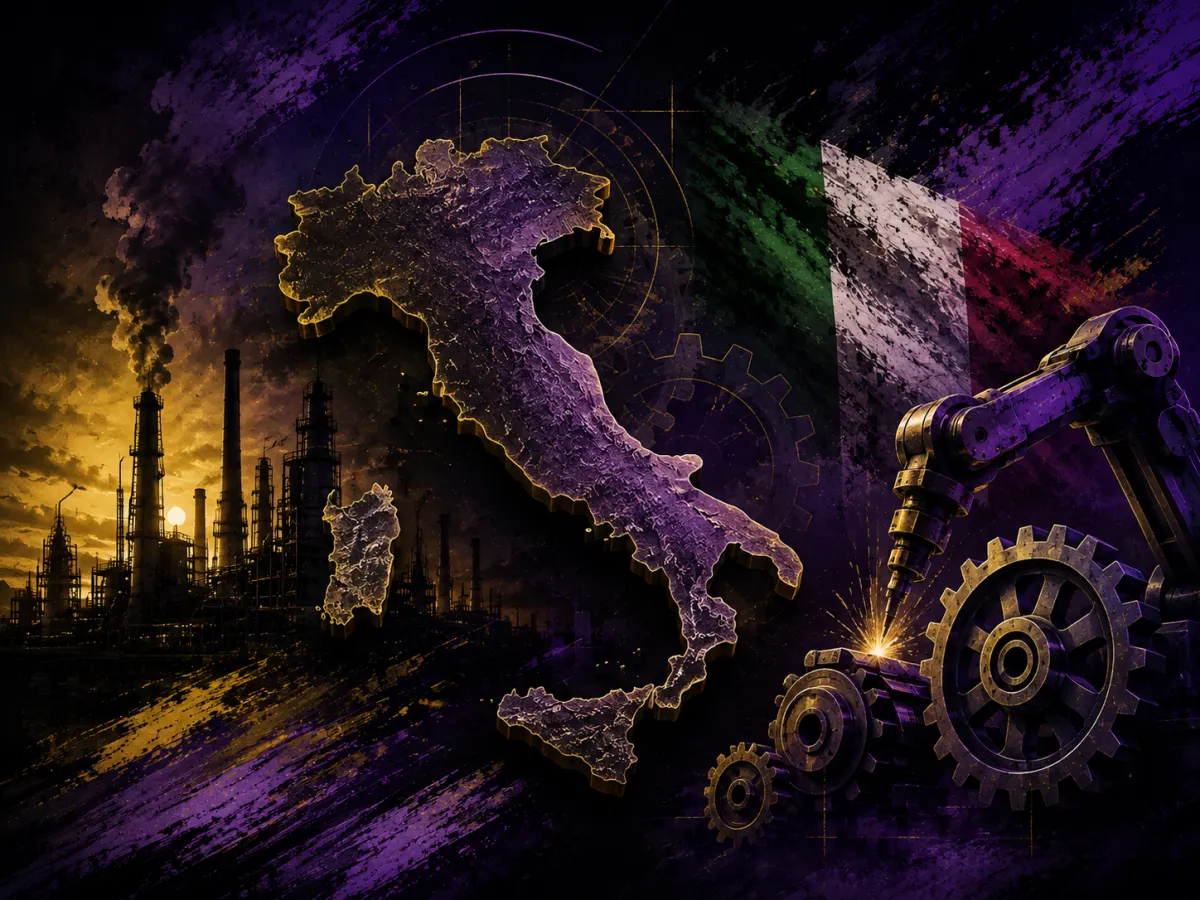 Sản xuất công nghiệp Italy giảm 1% trong tháng 6
