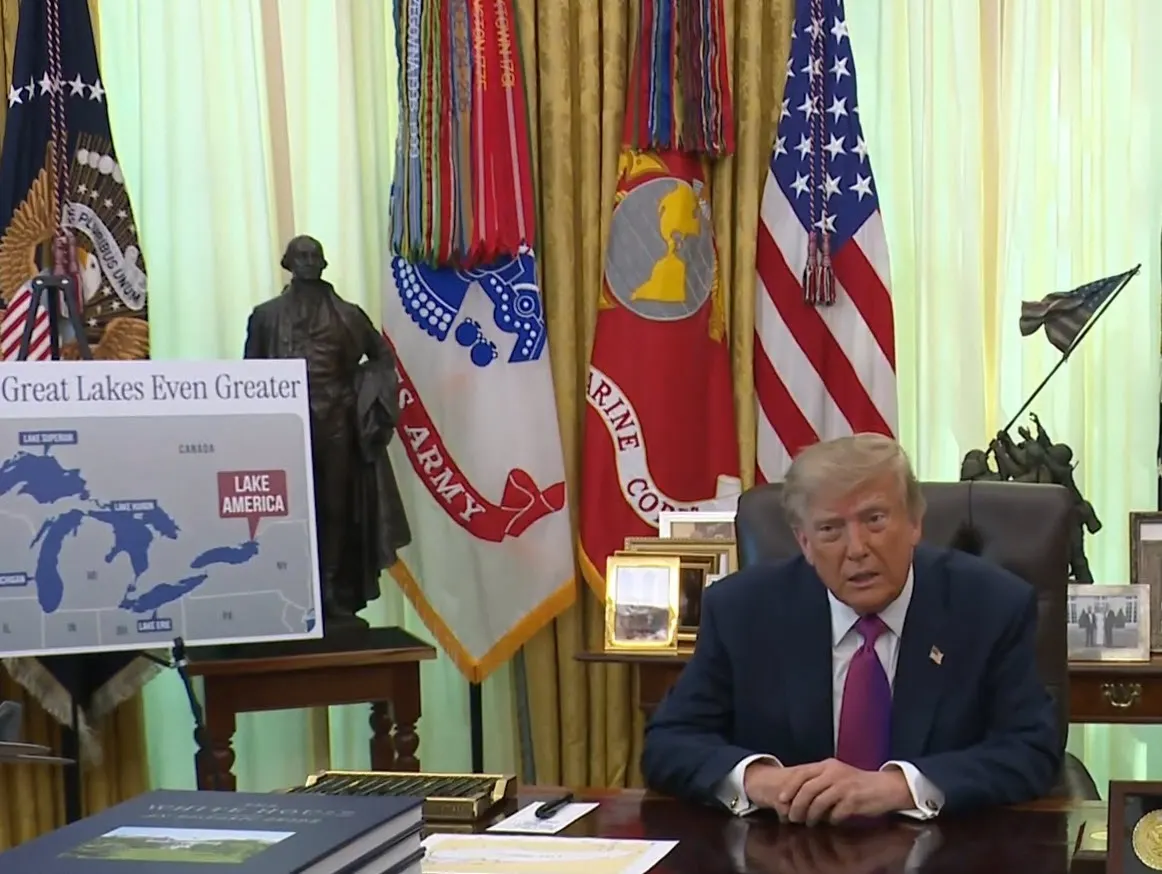 Trump đổi tên hồ Ontario và diễn biến thương mại Mỹ-Canada