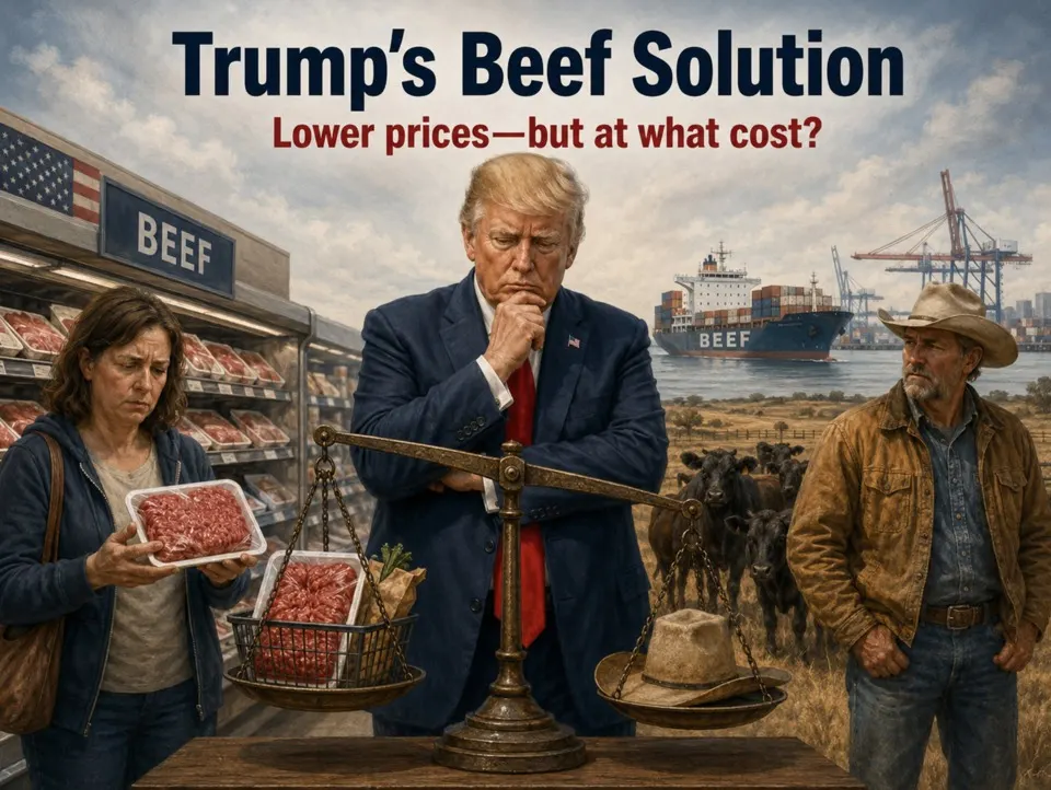 Trump bỏ thuế nhập khẩu thịt bò: Tác động tới thị trường