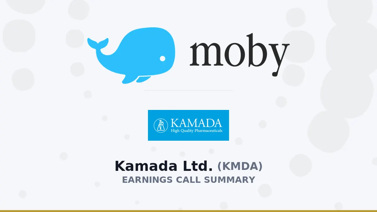 Kamada Ltd. Q2 2026: Kết quả tài chính và triển vọng