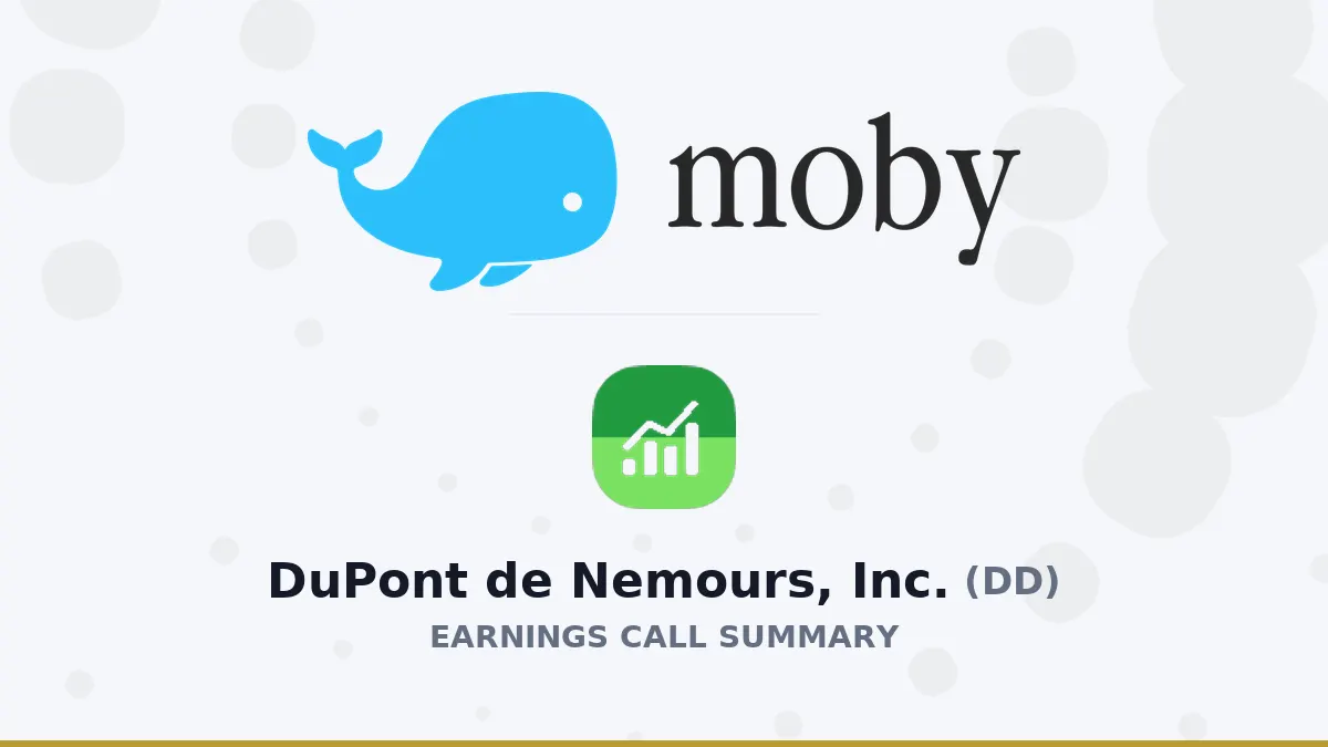 Tóm tắt Q2 2026 DuPont de Nemours – Điểm nổi bật