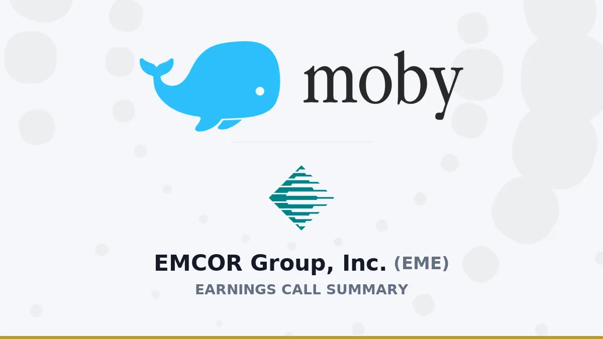EMCOR Group Q2 2026: Doanh thu tăng 19,6%, Định hướng AI