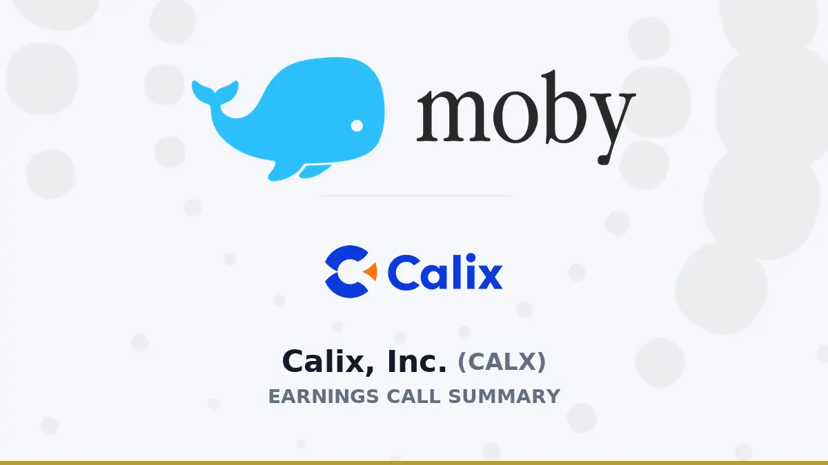 Calix Inc. Tóm tắt Q2 2026 – Điểm mạnh AI và lợi nhuận
