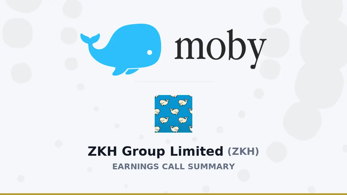 ZKH Group báo lãi quý 2/2026: Bước ngoặt từ AI và MRO