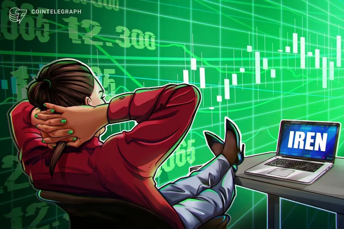 IREN tăng 16% sau khi nâng mục tiêu doanh thu AI cloud lên trên 4 tỷ USD
