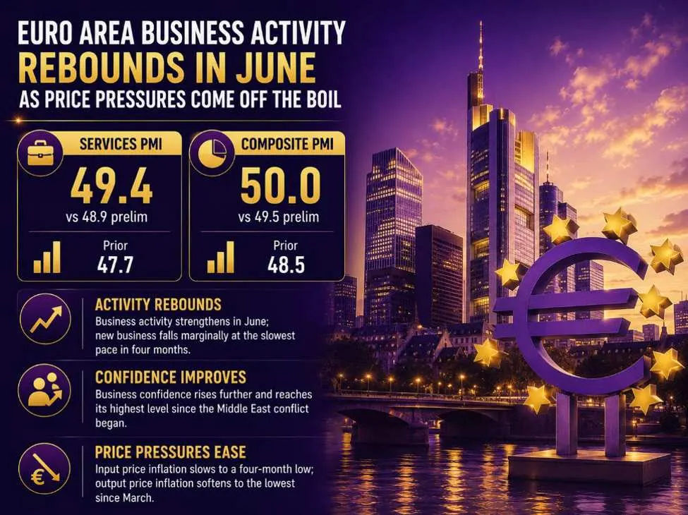 PMI dịch vụ Eurozone khởi sắc, áp lực lạm phát hạ nhiệt