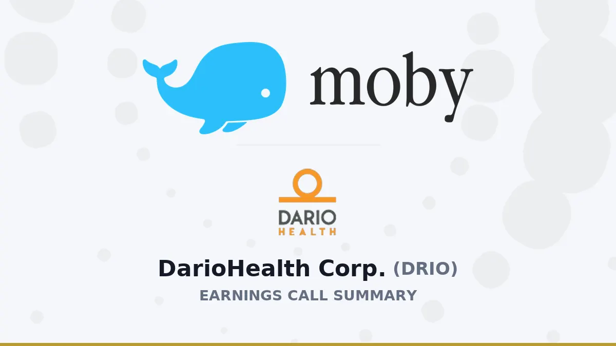 DarioHealth Q2/2026: Bước ngoặt tăng trưởng từ AI và B2B2C