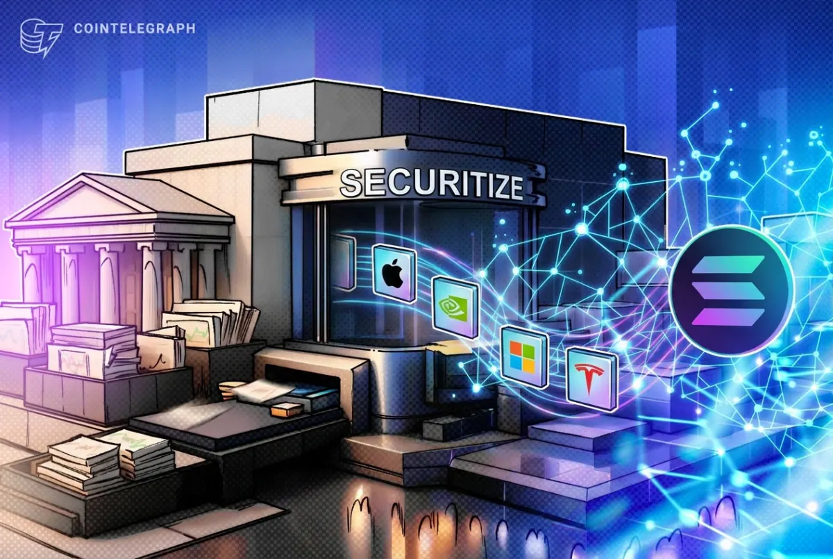 Securitize ra mắt cổ phiếu Mỹ trên Solana, giá tăng vọt 10%