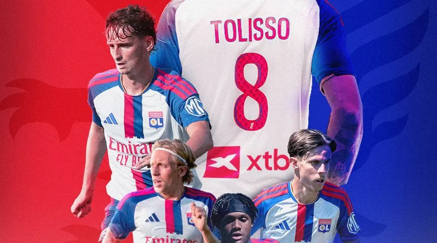 XTB ký hợp đồng áo Olympique Lyonnais, mở rộng sang châu Âu