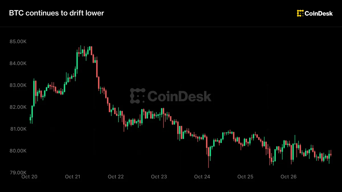 Bitcoin duy trì dưới $80,000: AI thu hút vốn đầu tư