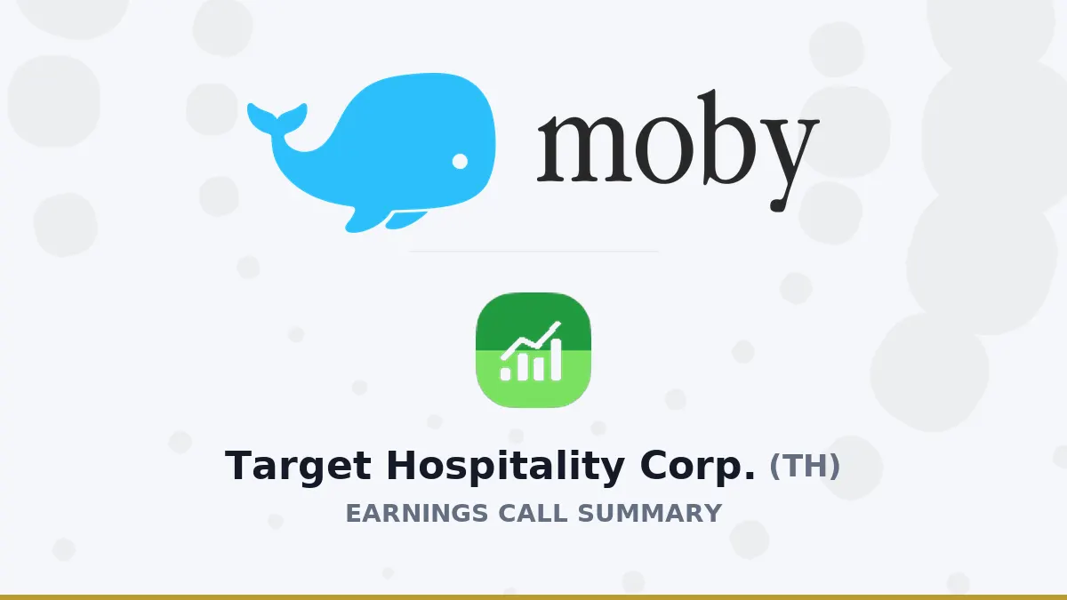 Tóm tắt Q2 2026 Target Hospitality Corp