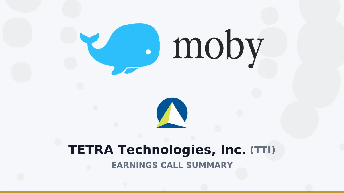 Phân tích kết quả kinh doanh TETRA Technologies Q2/2026