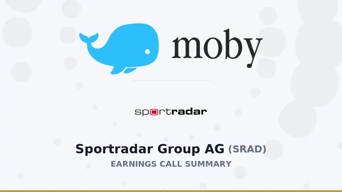 Tóm tắt cuộc gọi lợi nhuận Q2 2026 của Sportradar Group