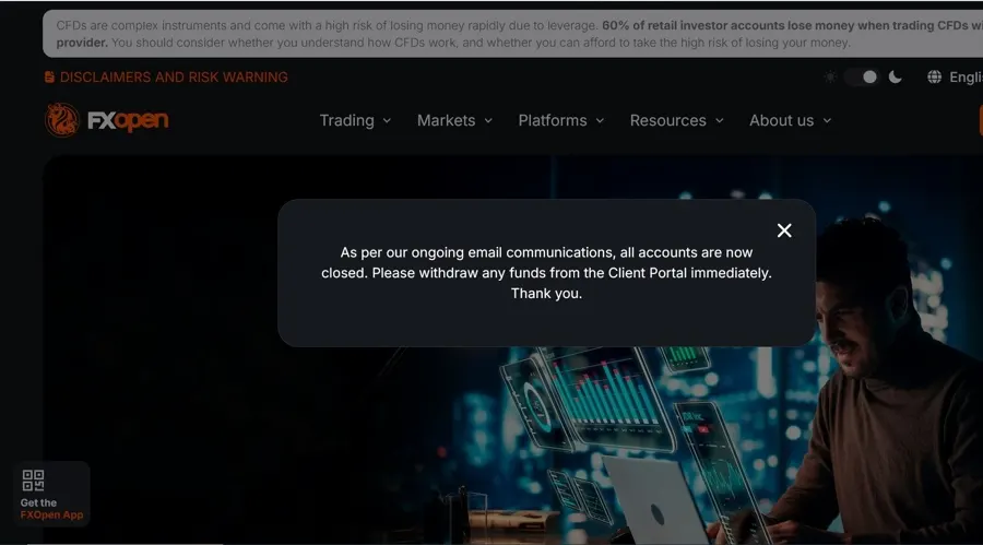 FXOpen UK đóng cửa và xin hủy giấy phép FCA