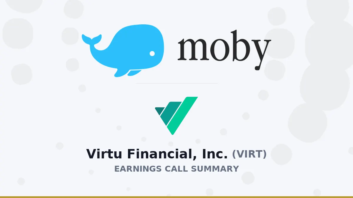 Tóm tắt cuộc gọi kết quả Q2 2026 Virtu Financial, Inc.