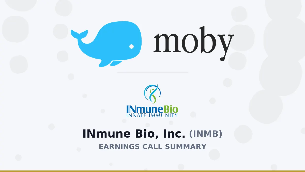 INmune Bio Q2 2026: Tóm tắt kết quả và triển vọng