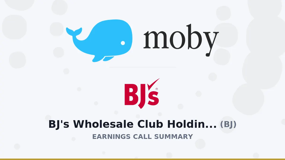 BJ's Wholesale (BJ) Báo Cáo Q2/2026: Lợi Nhuận Vượt Kỳ Vọng