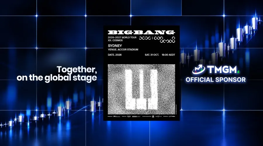 TMGM tài trợ World Tour 2026-2027 của BIGBANG tại Sydney