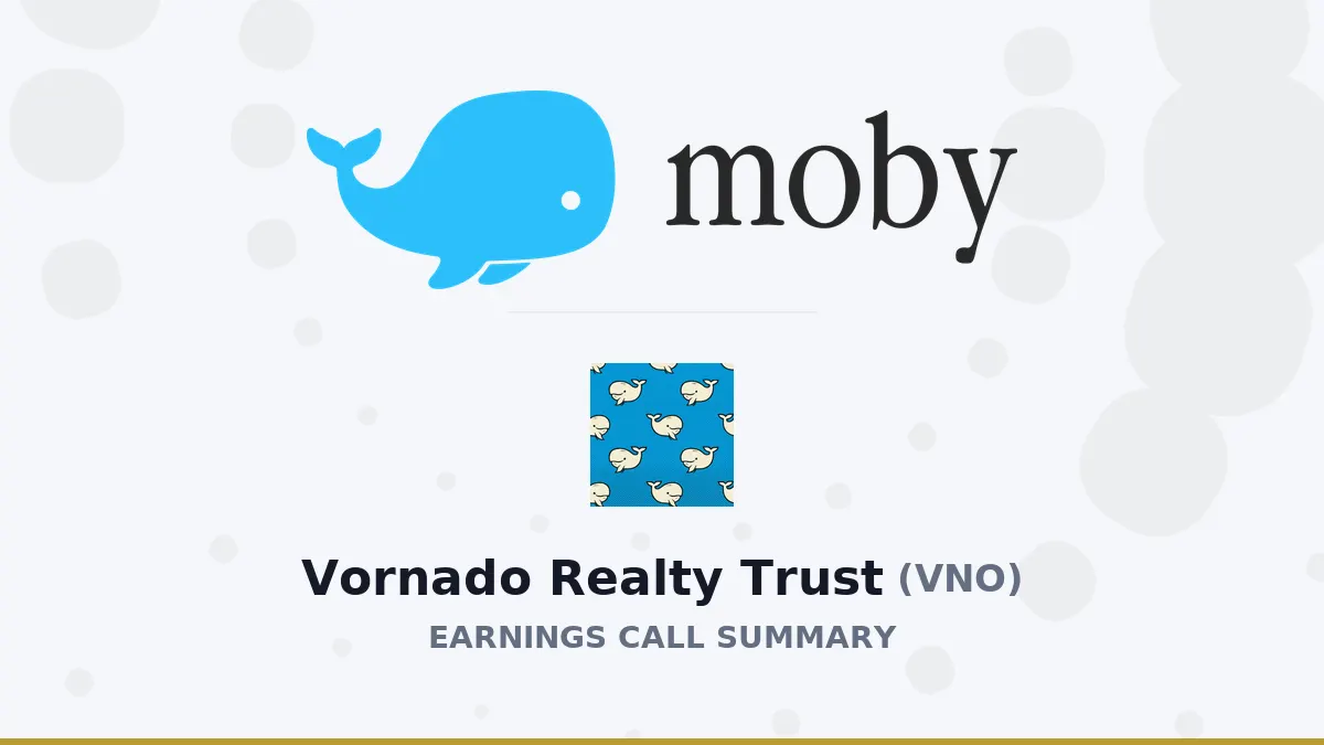 Tóm tắt Q2 2026 Vornado Realty Trust – Đánh giá