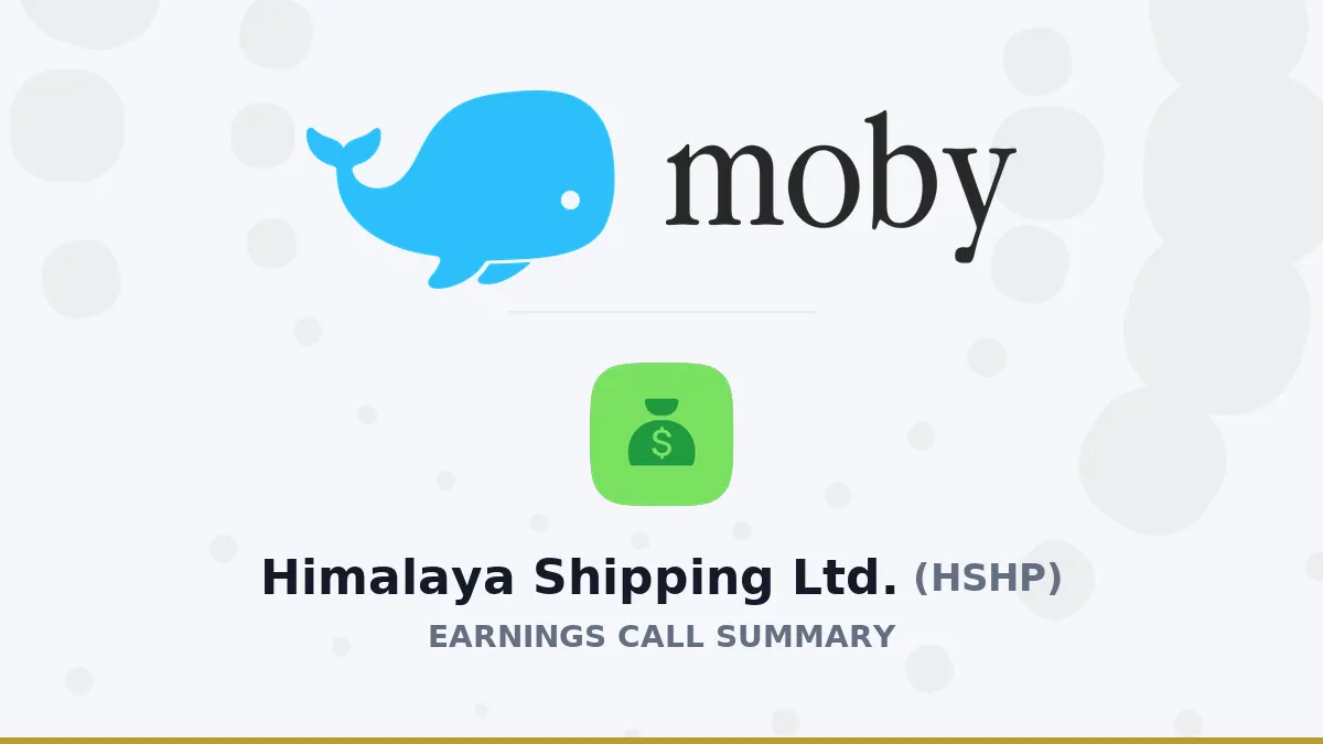 Himalaya Shipping đạt kỷ lục Q2/2026, cổ tức tăng mạnh