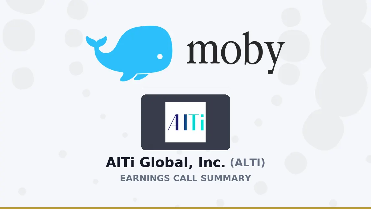 AlTi Global Q2 2026: Tóm tắt kết quả và triển vọng