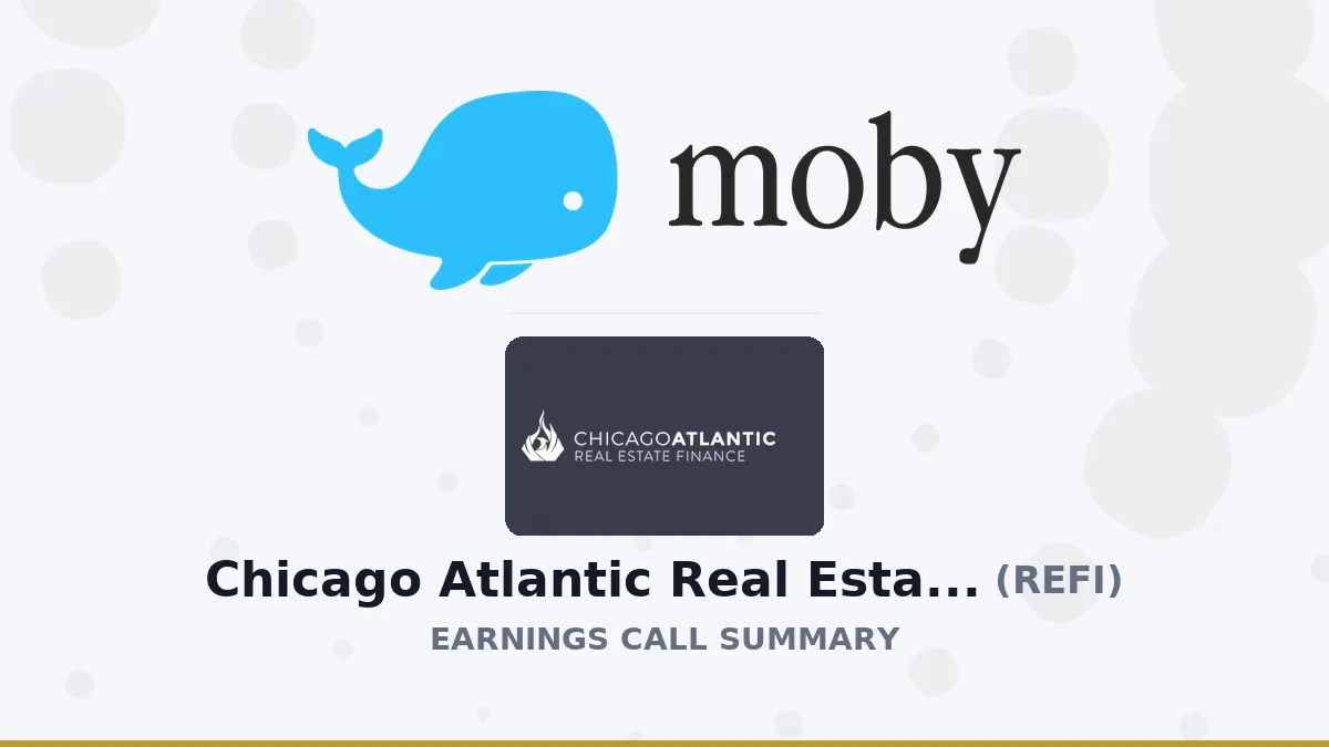 Chicago Atlantic RE Finance Q2 2026 – Tóm tắt