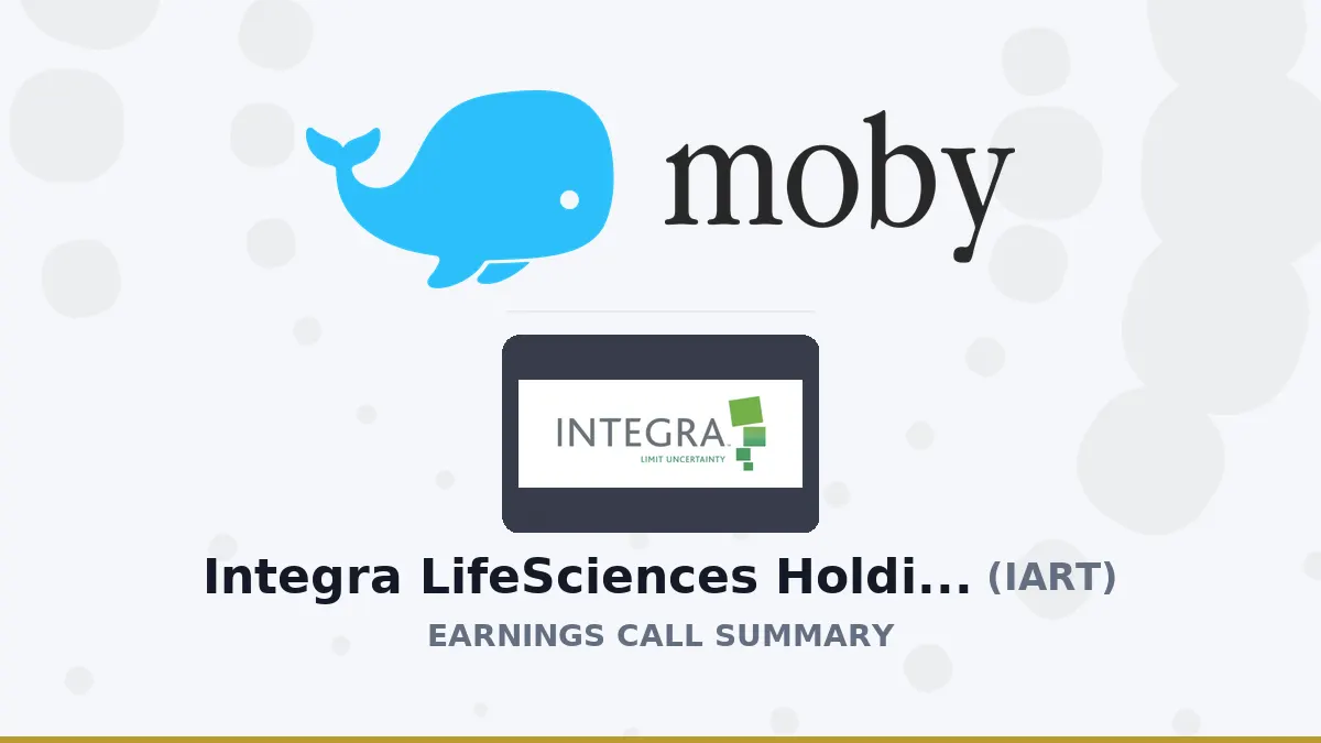 Tóm tắt Q2 2026 Integra LifeSciences – Cơ hội đầu tư