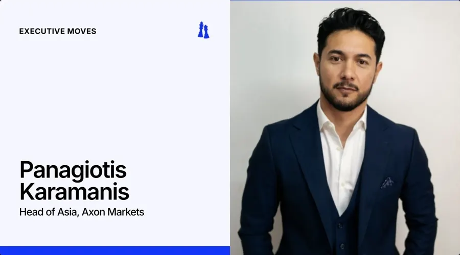 Axon Markets Bổ Nhiệm Panagiotis Karamanis Lãnh Đạo Châu Á